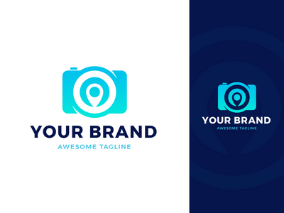 相机点徽标模板(Camera Point Logo Templates)