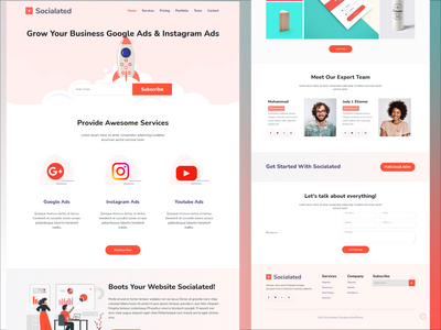 商业谷歌广告 Html 模板(Business Google Ads Html Template)