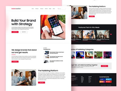 品牌解决方案登陆页面(Brand Solution Landing Page)