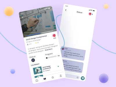 Beladjar App（课程进度和讨论）(Beladjar App ( Course progress  & Discussions ))