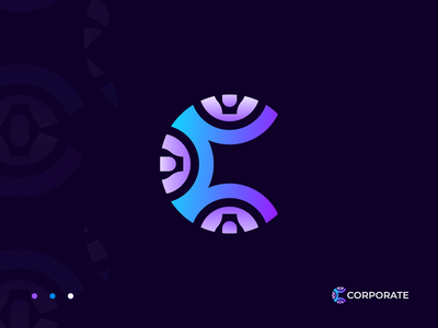 C企业现代抽象标志设计| C 标志 |标志设计品牌(C Corporate Modern Abstract Logo Design | C Logo Mark | Logo Design Branding)