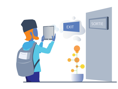 AR 技术游戏插图(AR Technology Game Illustration)