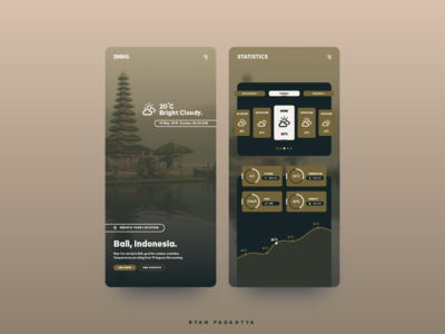 BMKG 天气简单应用概念(BMKG Weather Simple App Concept)