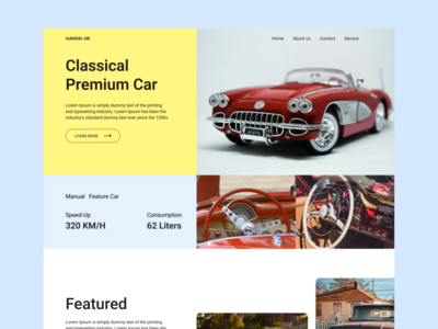 老爷车网站(Classical Car Website)