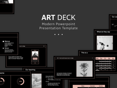 艺术的PowerPoint演示模板(Art PowerPoint Presentation Template)