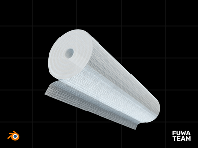 3D 游戏设备在黑暗插图包中发光 - 大绷带(3D Game Equipment glow in the dark illustration pack - Big bandage)