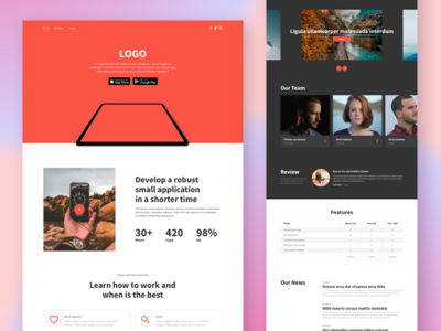 创意机构登陆页面(Creative Agency Landing Page)