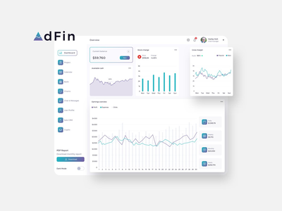 AdFin 财务仪表板 Ui Light - FP(AdFin Finance Dashboard Ui Light - FP)