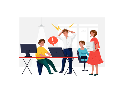 商业插画概念(Business Illustration concept)