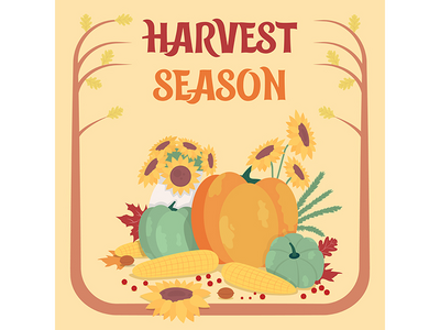 秋季社交媒体帖子样机(Autumn social media post mockup)