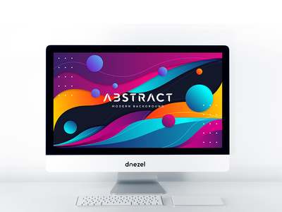 抽象现代彩色背景(Abstract modern Colorful background)