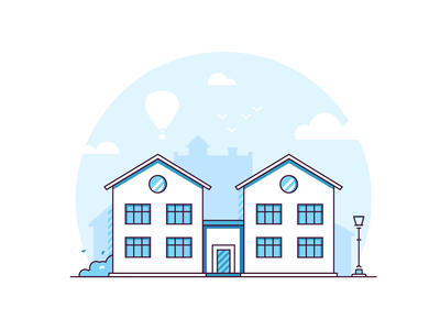 公寓楼线(Apartment house line)