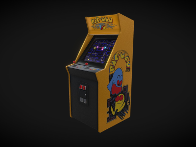 经典街机游戏机（吃豆人）(Classic Arcade Game Machine  ( Pac-Man ))