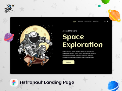 宇航员着陆页 3(Astronaut Landing Page 3)