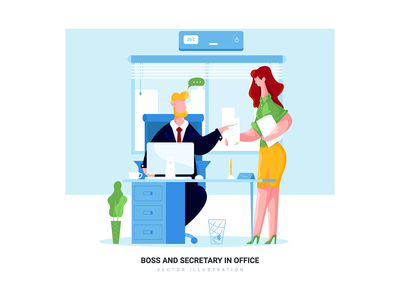 办公室的老板和秘书(Boss and Secretary in Office)
