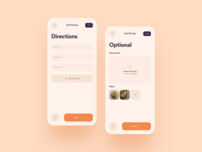 Appétit - 食物食谱应用程序 UI 套件 V20(Appétit - Food Recipes App UI Kit V20)