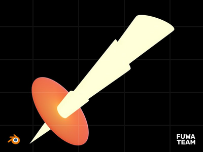 3D游戏属性在黑暗插图包中发光 - 关键（正面）(3D Game attribute glow in the dark illustration pack - Critical (Front))