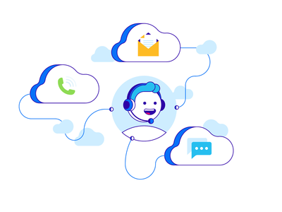 联系我们插图(Contact us illustration)