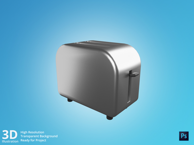 3d 面包烤面包机(3d bread toaster)