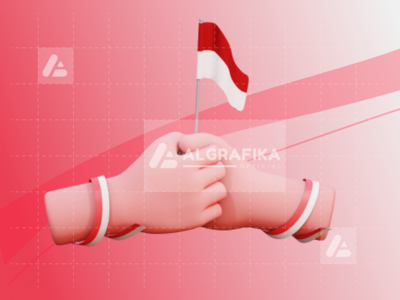 印度尼西亚独立日手势 3D(3D Hand Gesture Independence Day Of Indonesia)
