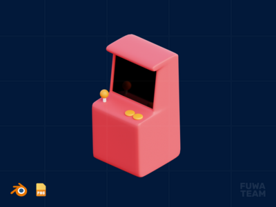 街机游戏 - 3D 游戏插画包(Arcade Game - 3D Game Illustration Pack)