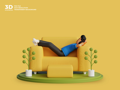 3d 男性角色是懒惰的(3d male character is lazy)