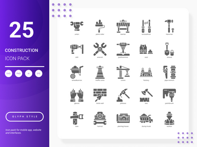 建筑图标包(Construction Icon Pack)