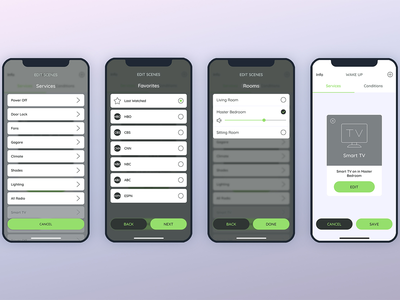 创建服务 TV Smarthome 移动 UI - FP(Create Services TV Smarthome Mobile UI - FP)