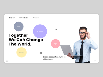 业务登陆页面概念(Business Landing Page Concept)