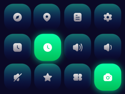 粗体深色图标(Bold Dark Icons)