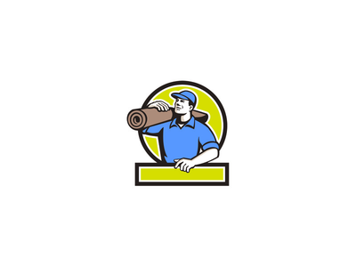 地毯层地毯卷圈复古(Carpet Layer Carpet Roll Circle Retro)