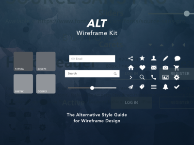 ALT 移动线框套件(ALT Mobile Wireframe Kit)