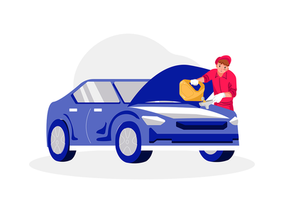 汽车服务图(Auto Service Illustration)