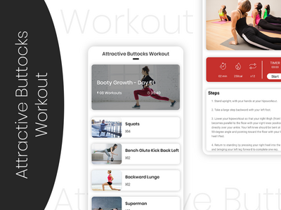 有吸引力的臀部锻炼(Attractive Buttocks Workout)