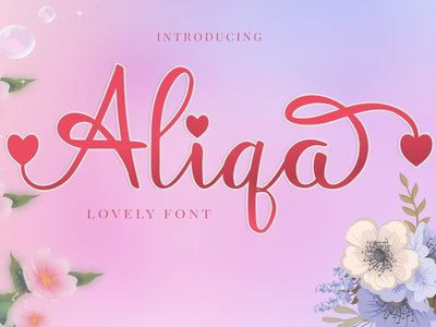 Aliqa - 可爱的字体(Aliqa - Lovely Font)