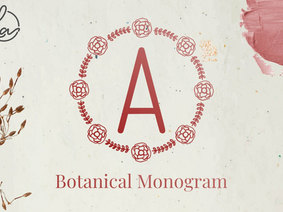 植物会标(Botanical Monogram)