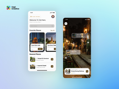 AR 导游概念 - 移动应用程序(AR Tour Guide Concept - Mobile App)