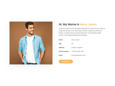 关于页面模板设计(About Page Template Design)