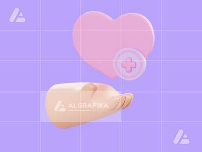 3d 插图健康护理对象(3d illustration healthy care object)