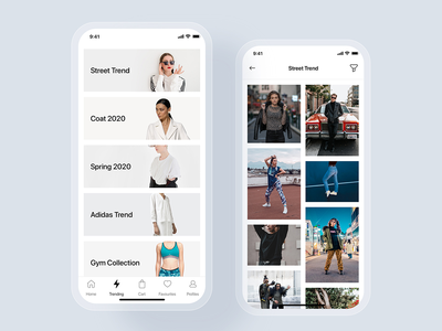 类别-时尚商店 UI 概念(Category - Fashion Shop UI concept)