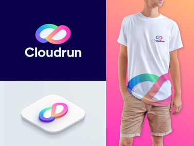 Cloudrun Branding - 云数据标志(Cloudrun Branding - cloud data logo)