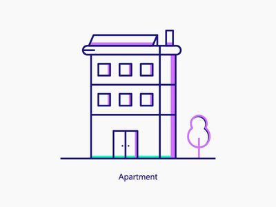 公寓图(Apartment Illustration)