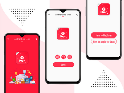 Aadhar 卡贷款指南 UI(Aadhar Card Loan Guide UI)