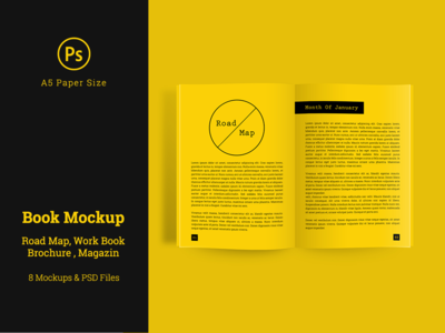 08书页/精装样机(08 Book Page/Hardcover Mockup)