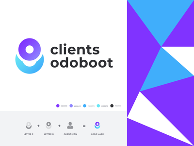 CRM 软件的客户徽标概念(Client Logo concept for CRM software)