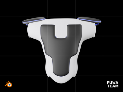 Armor - 3D未来游戏装备（正面）(Armor - 3D Futuristic game equipment (front))