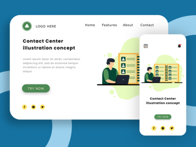 联络中心。联系人列表概念(Contact Center. Contact list concept)