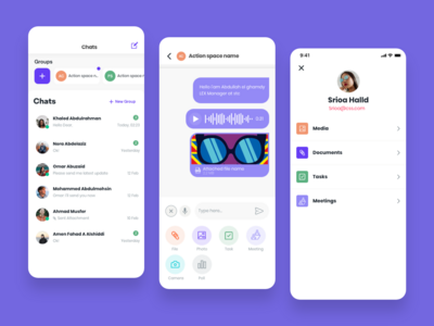 聊天应用界面(Chatting App UI)
