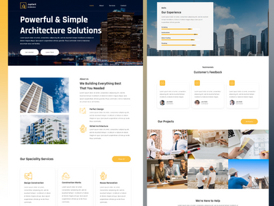 建筑 Html 网页模板(Architecture Html Web Template)