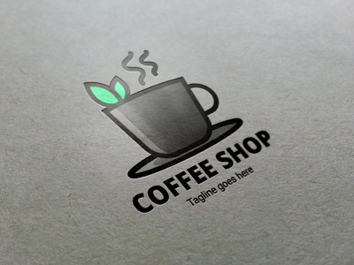 咖啡店标志模板(Coffee Shop Logo Template)